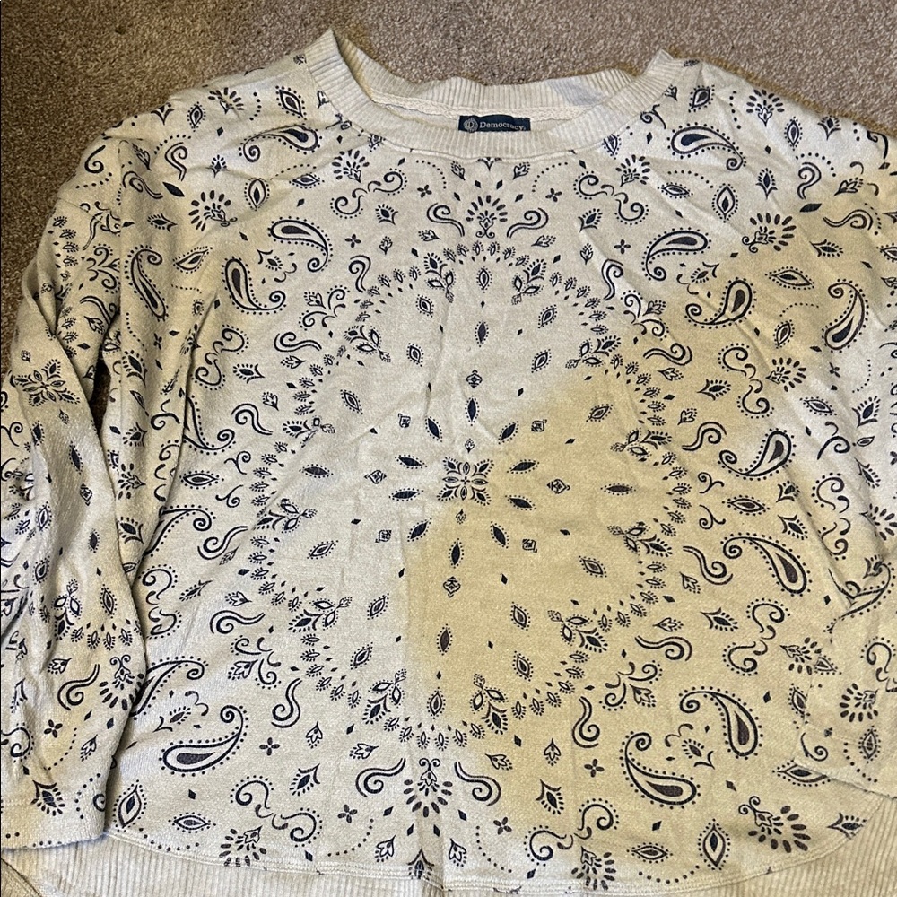 Democracy Cream Knit Sweater